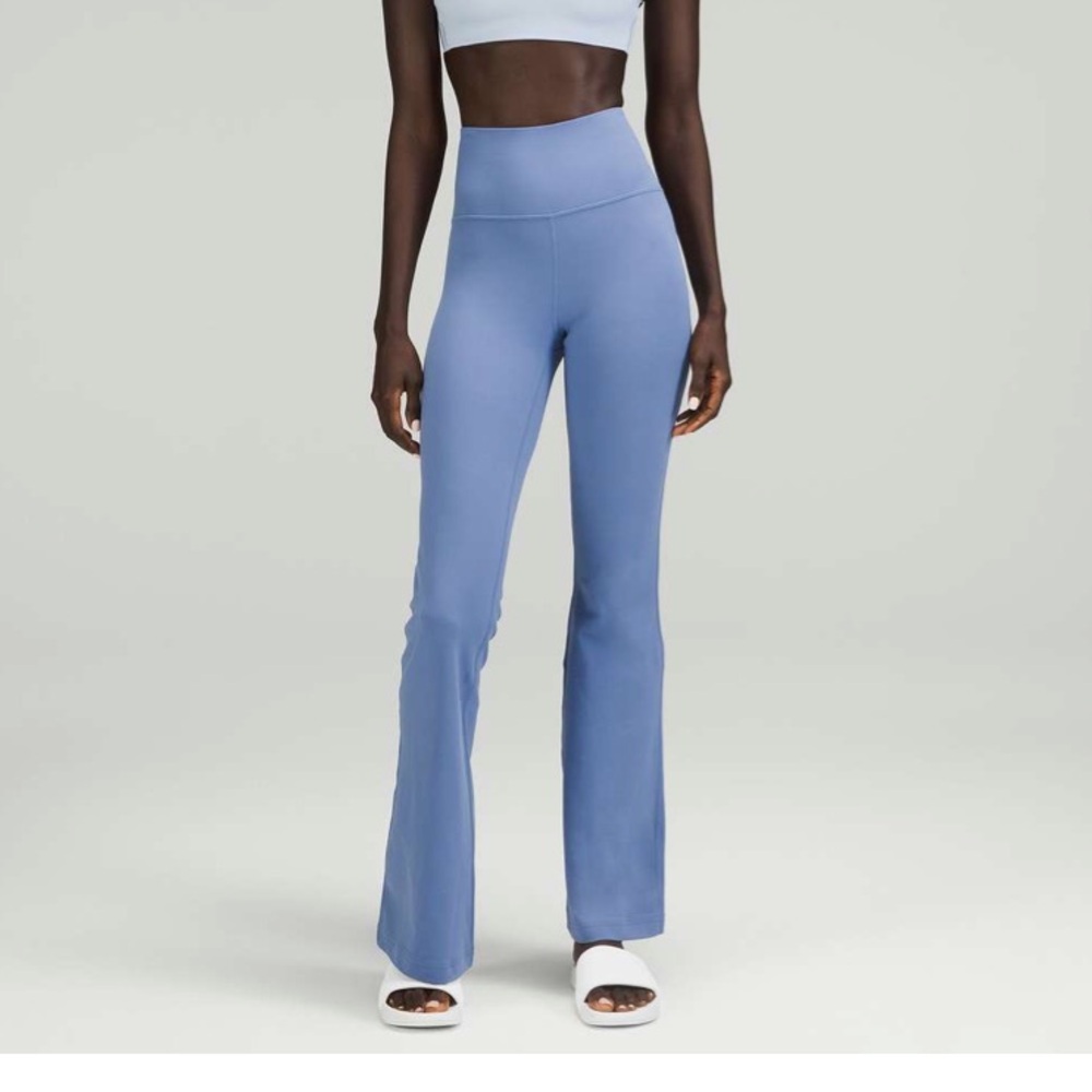 Lululemon Nulu blue leggings.  Size 4
